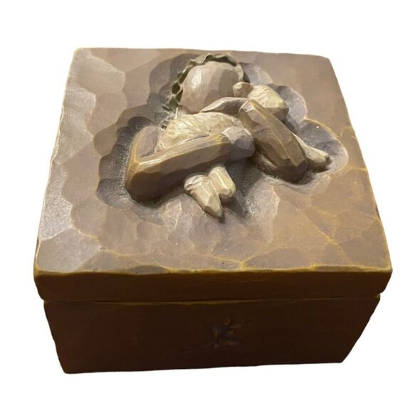 Willow Tree 2004 Peace on Earth Trinket Box Susan Lordi 3" - Picture 1 of 12